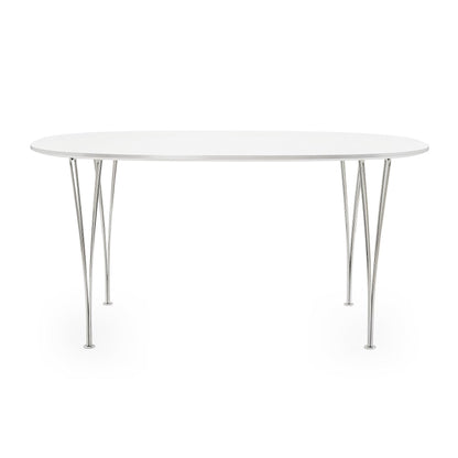 B616 Super-elliptischer Tisch 170x100x72cm Weiß
