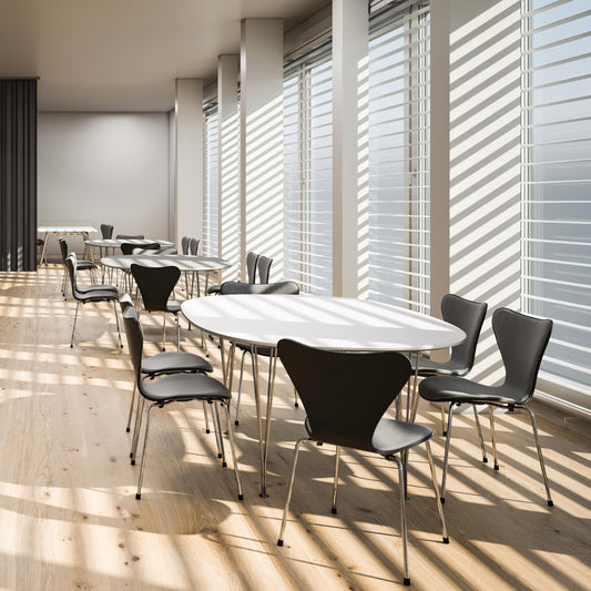 B616 Super-elliptischer Tisch 170x100x72cm Weiß