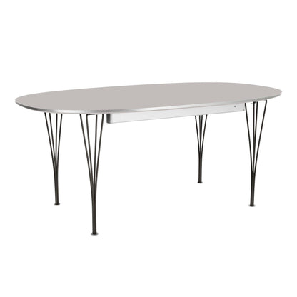 B619 Super-elliptischer Tisch Laminat ausziehbar