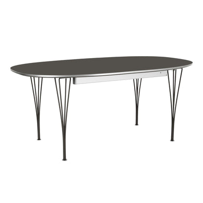 B619 Super-elliptischer Tisch Laminat ausziehbar