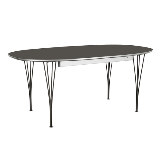 B619 Super-elliptischer Tisch Laminat ausziehbar