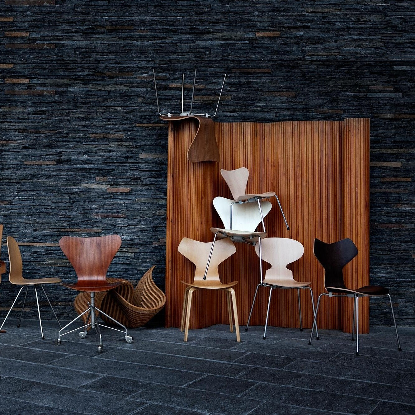 Die Ameise™ Stuhl Naturfurnier Natur