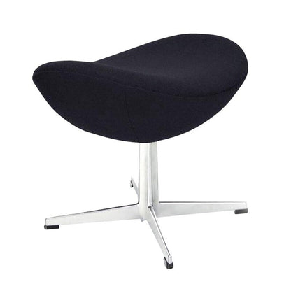 Egg/Das Ei™ Fußhocker Stoff Schwarz