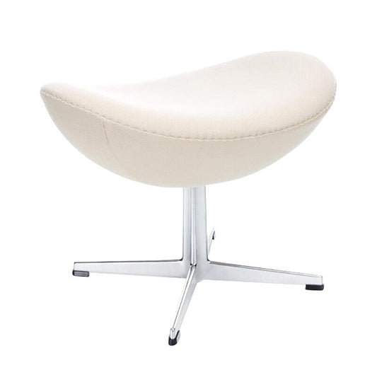 Egg/Das Ei™ Fußhocker Stoff Weiß