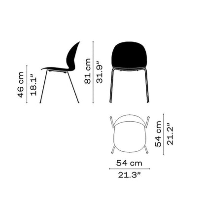 N02™ Recycle Stuhl Schwarz