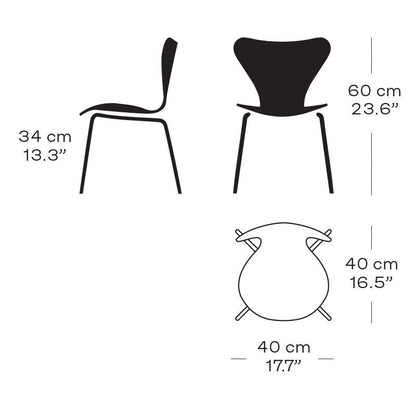 Serie 7™ Kinderstuhl verchromt