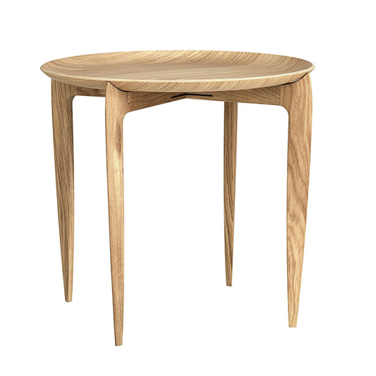 Tray Table Klapptisch Ø45cm Schwarz