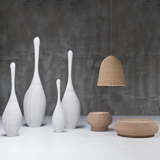 Bolla Rattan-Beistelltisch / Ottomane