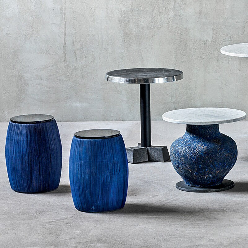 News 108 Beistelltisch/ Ottomane Schwarz