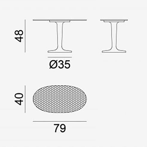 Next 147 Beistelltisch H 45cm