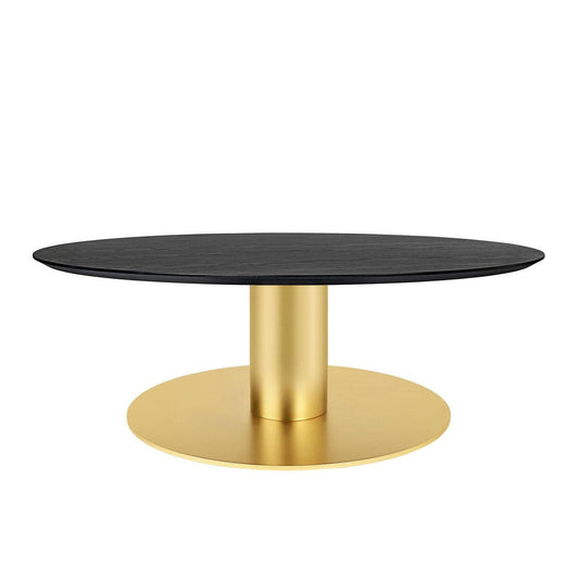 2.0 Coffee Table Gestell Messing Ø110cm Schwarz