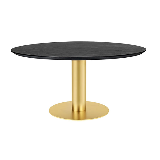 2.0 Dining Table Gestell Messing Ø150cm Schwarz