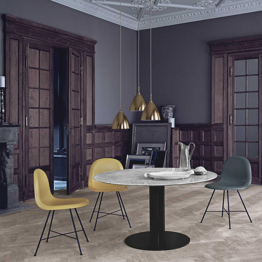2.0 Dining Tisch Gestell schwarz Ø130cm Schwarz