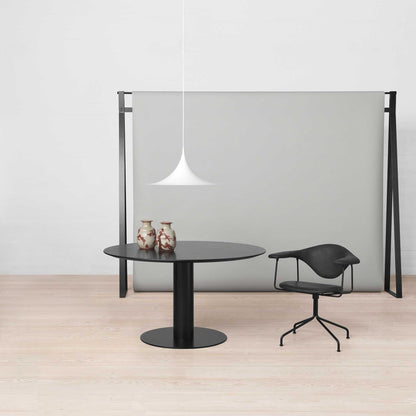 2.0 Dining Tisch Gestell schwarz Ø130cm Schwarz