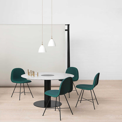 2.0 Dining Tisch Gestell schwarz Ø130cm Schwarz