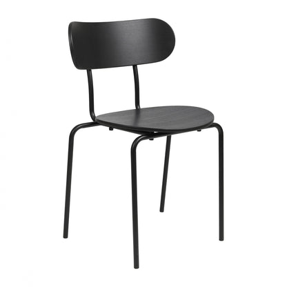 Coco Dining Chair stapelbar Schwarz