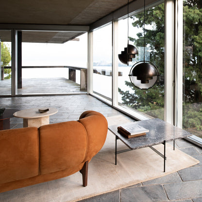 Epic Kaffeetisch Ø60cm Travertin Weiß