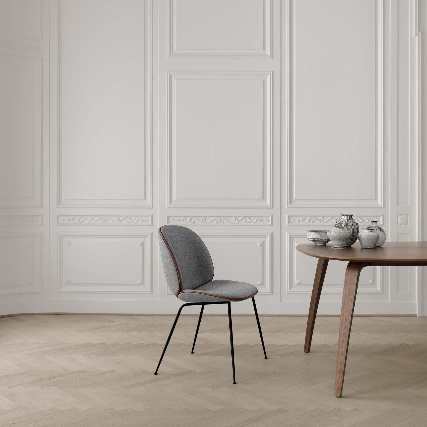 Dining Esstisch Elliptisch Schwarz