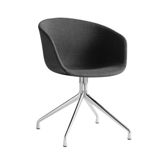 About a Chair AAC 21 Drehstuhl gepolstert Gestell poliert Anthrazit