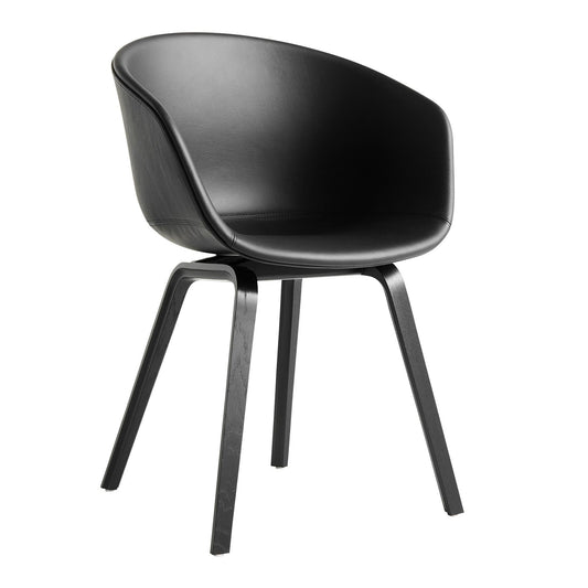 About a Chair AAC 23 Armlehnstuhl Leder Schwarz