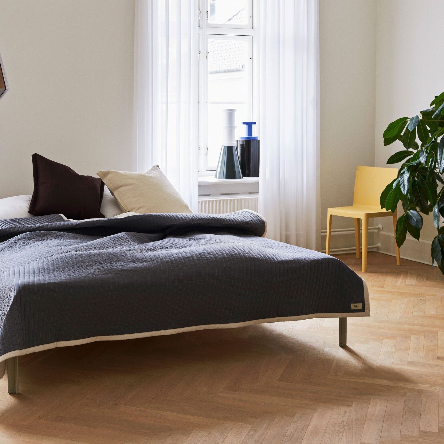 Élémentaire Stuhl 4er Set Olivgrün