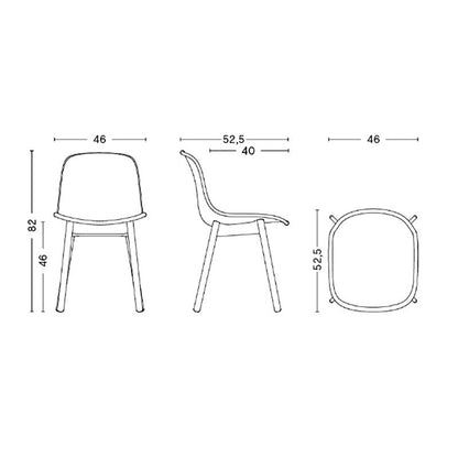 Neu 13 Stuhl gepolstert Schwarz