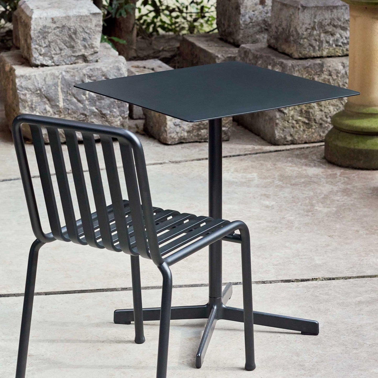 Neu Tisch quadratisch 60x60cm Schwarz