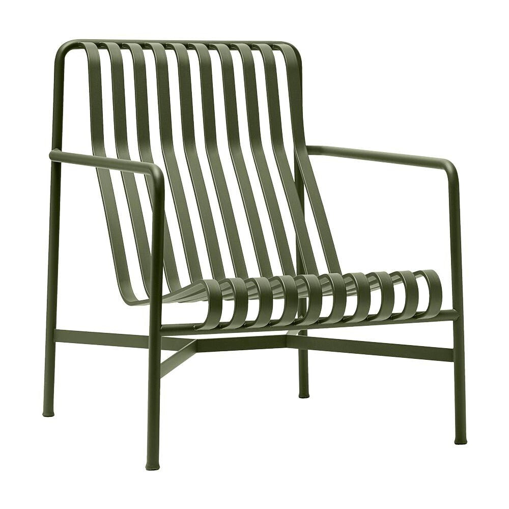 Palissade Lounge Chair High Weiß