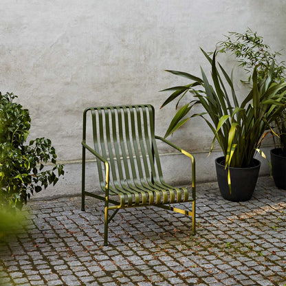 Palissade Garten Loungesessel hoch 2er Set Anthrazit