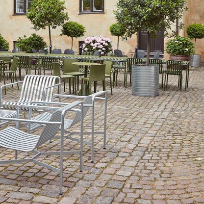 Palissade Garten Loungesessel mit niedriger Rückenlehne Feuerverzinkt