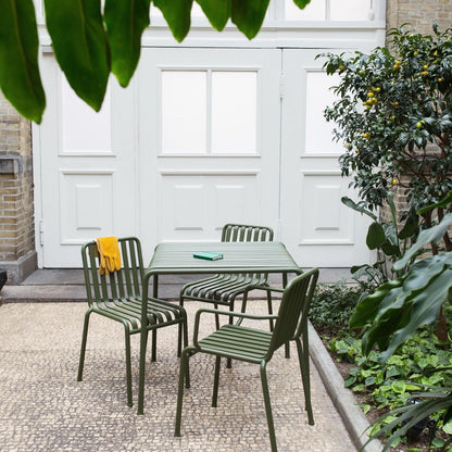 Palissade Gartentisch 82,5x90cm Olivgrün