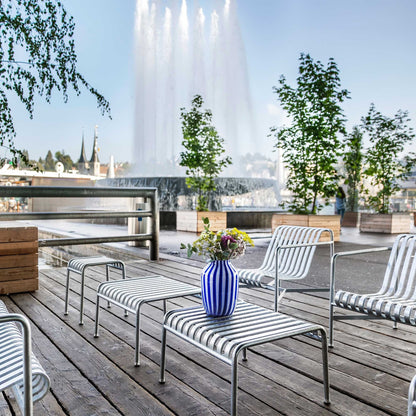 Palissade Ottoman/ Gartenbeistelltisch Feuerverzinkt Natur