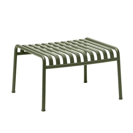 Palissade Ottoman/ Gartenbeistelltisch Weiß