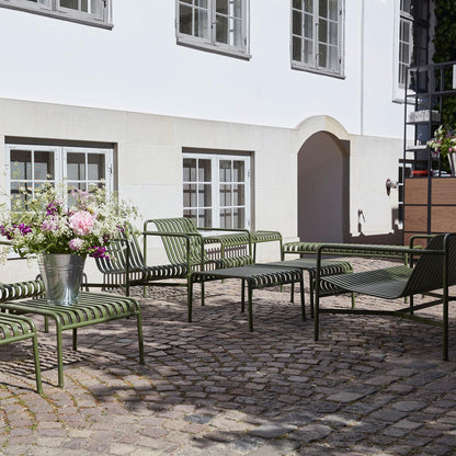 Palissade Gartenset Lounge Sofa + Ottoman Anthrazit