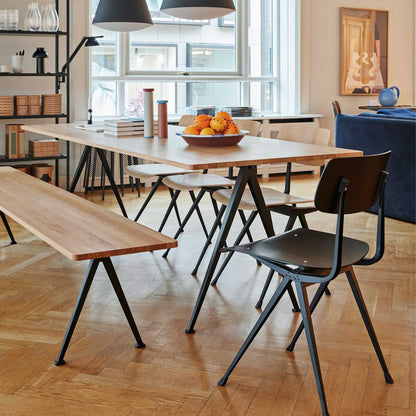 Pyramid 02 Tisch Gestell schwarz 190x85cm Schwarz