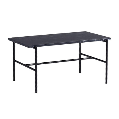 Rebar Couchtisch 80x49cm Schwarz