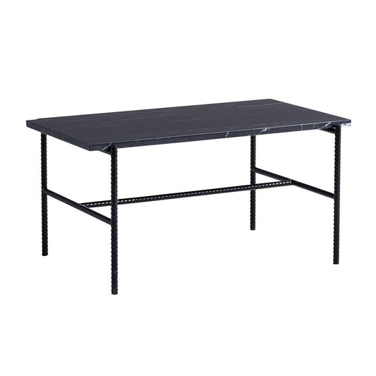 Rebar Couchtisch 80x49cm Schwarz