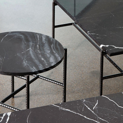 Rebar Kaffeetisch 80x84cm Schwarz