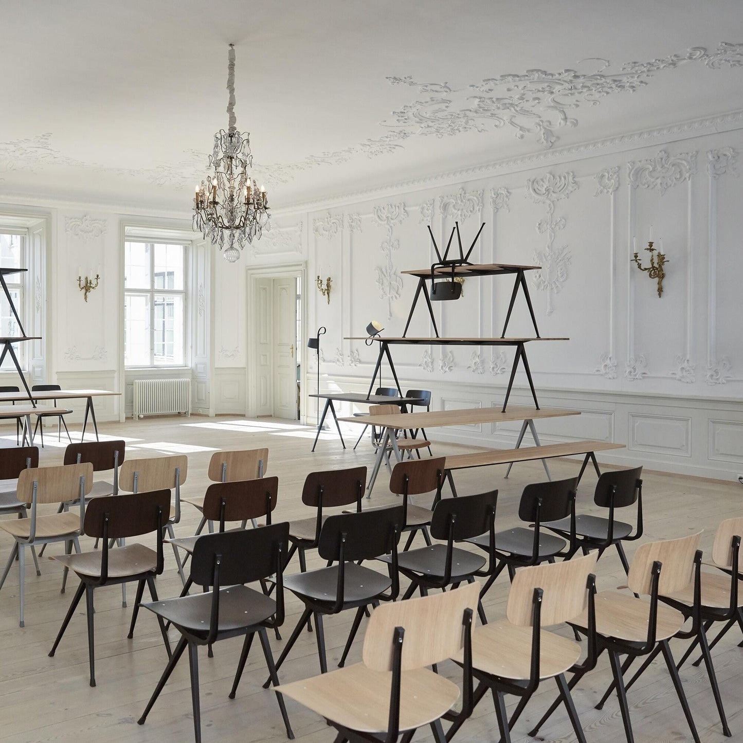 Result Stuhl Gestell schwarz Schwarz