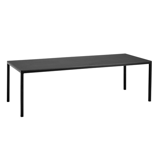 T12 Konferenztisch Linoleum Schwarz