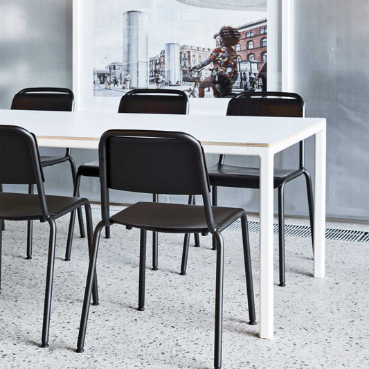 T12 Tisch Laminat Weiß