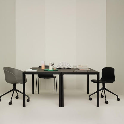 T12 Tisch Linoleum Schwarz