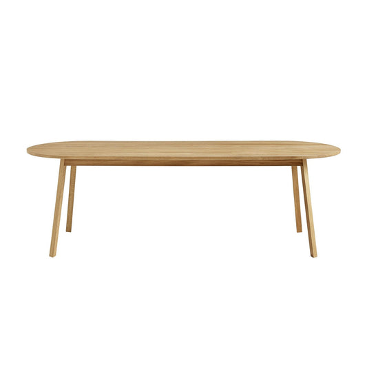 Triangle Leg Tisch 200x85x74cm Natur