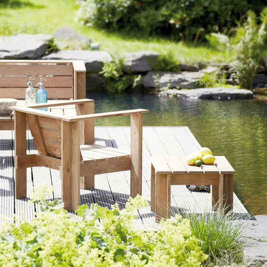 Batten Teakholz Beistelltisch Natur