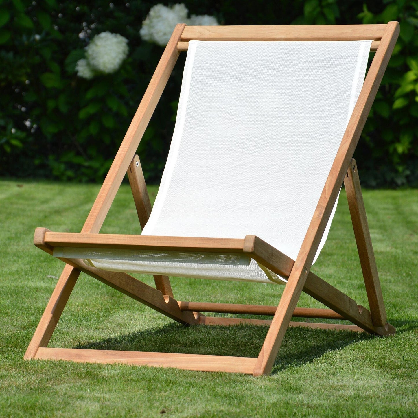 Cannes Deckchair Liegestuhl Schwarz