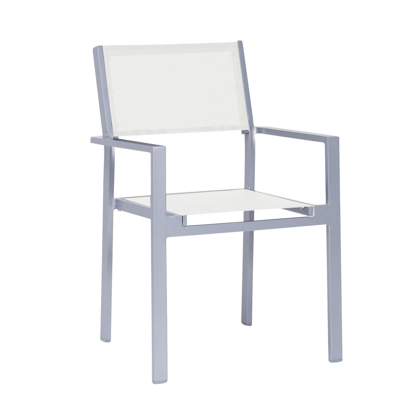 Cubic Gartenarmlehnstuhl Schwarz