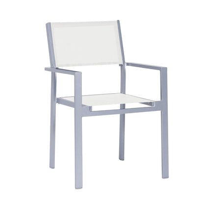 Cubic Gartenarmlehnstuhl Schwarz