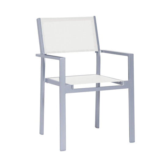 Cubic Gartenarmlehnstuhl Schwarz