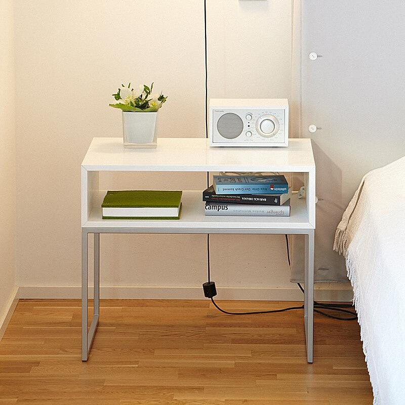 Dina Nachttisch Weiß