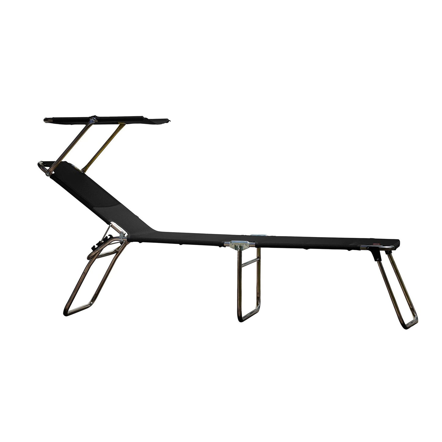 Fiam Amigo 40+ Sun Sonnenliege mit Sonnendach Schwarz